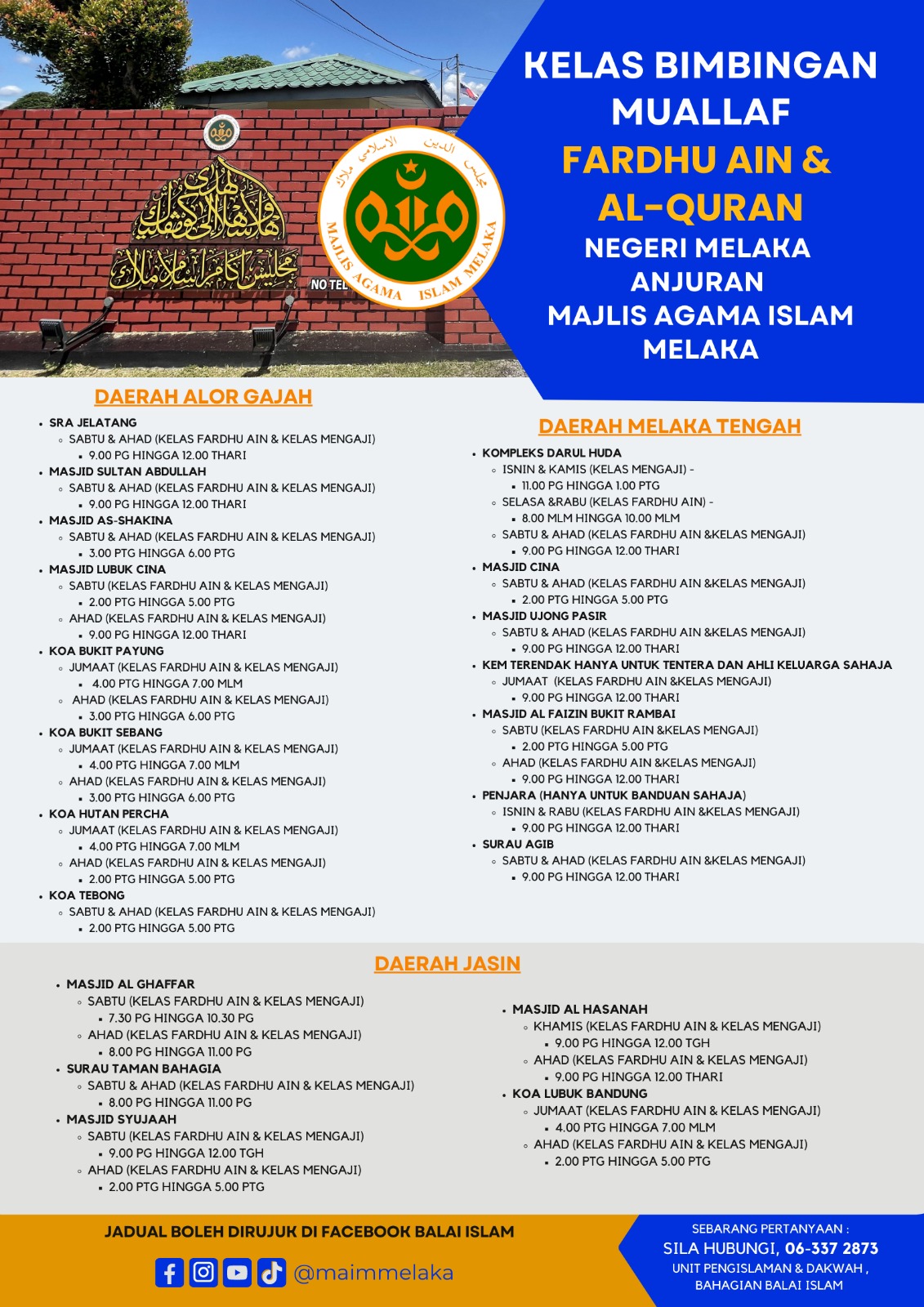 program pengajian islam